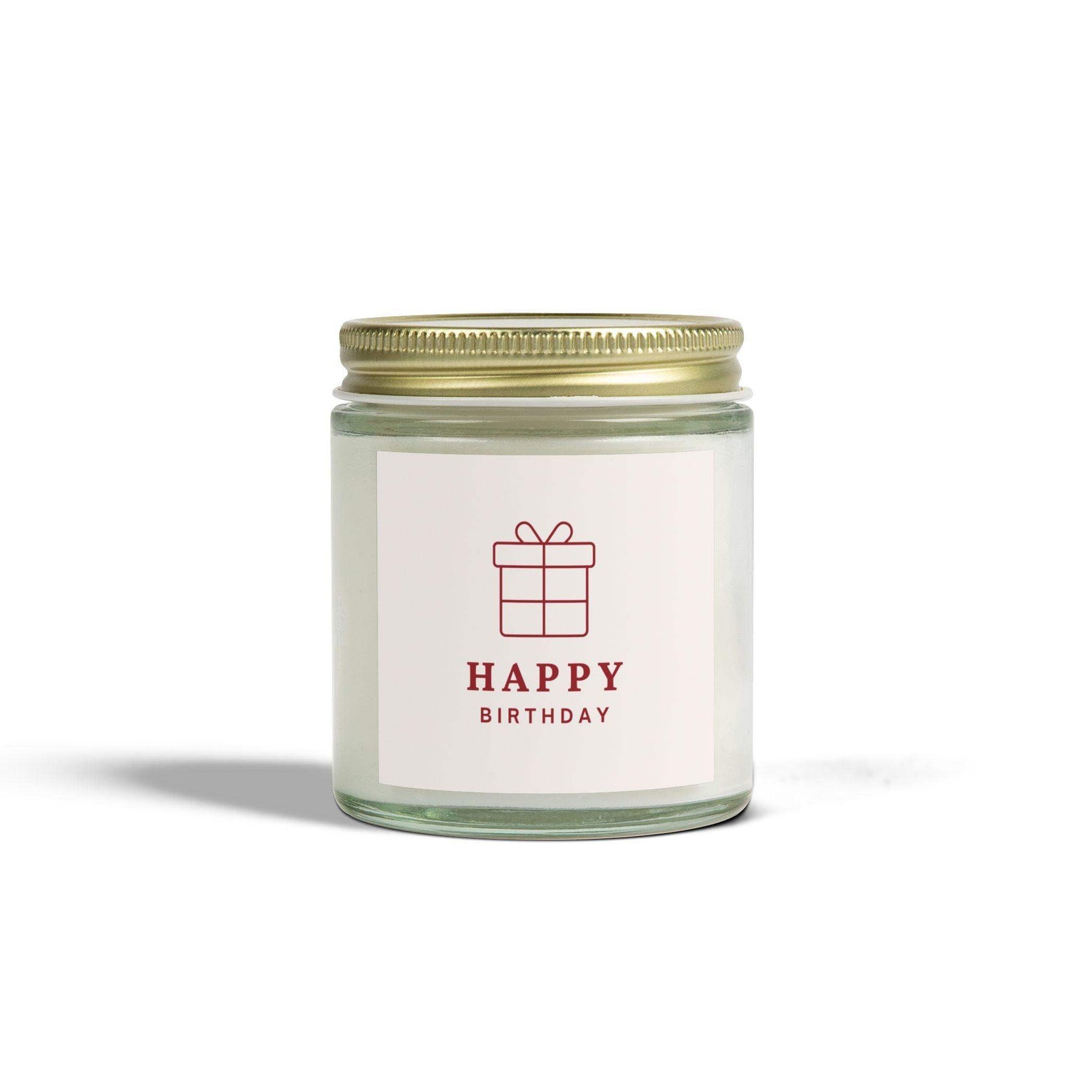 Happy Birthday Decorative Candles Housewarming Gift, Coconut Apricot Soy Wax Unique Candles Holiday Gift, Handmade Luxury Scented Candles - Cocoon Candles