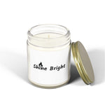 Shine Bright Personalized Tin Candle – Custom Inspirational Gift, Scented Candle for Home Décor, Uplifting Motivational Gift, Elegant Minimalist Design - Cocoon Candles