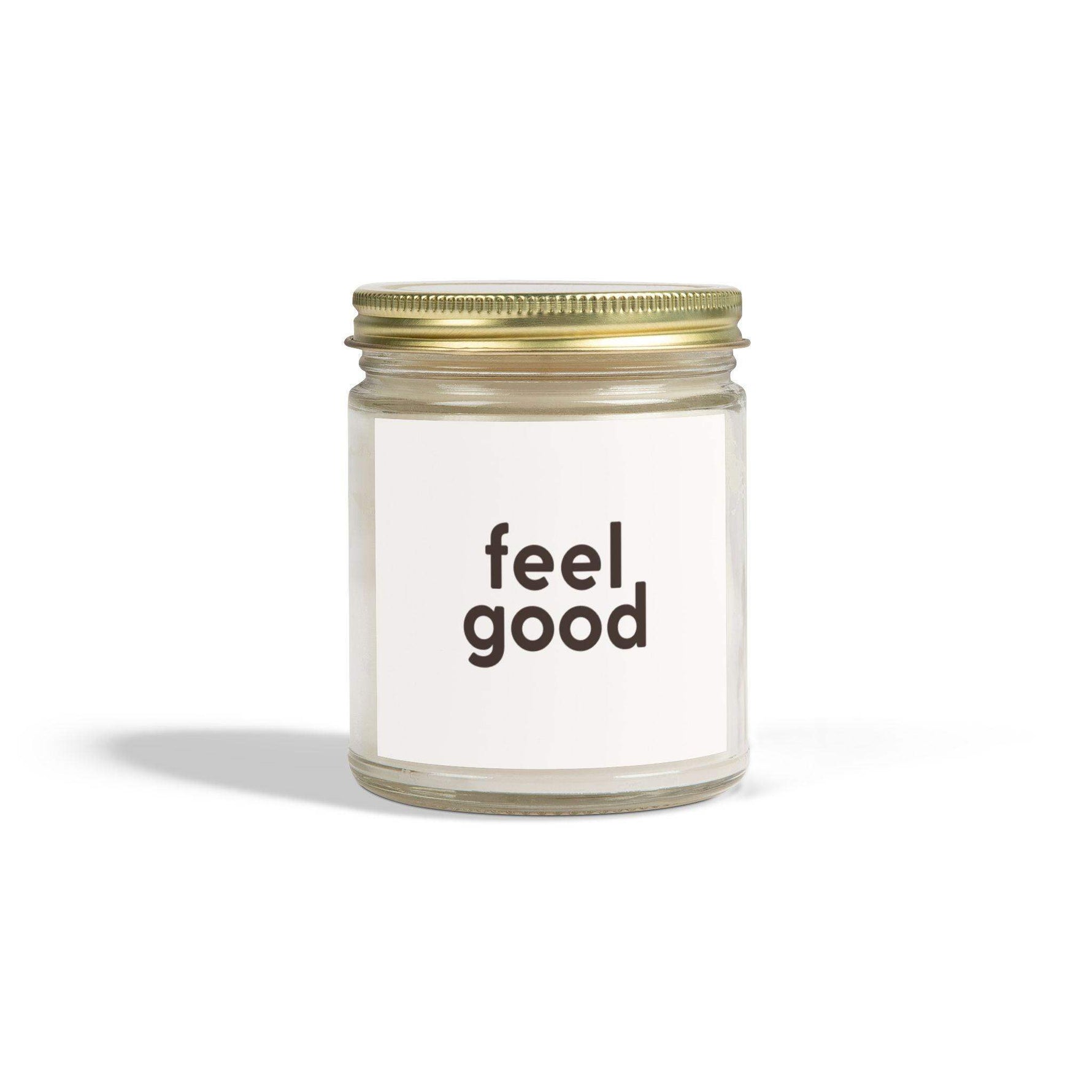 Feel Good Personalized Tin Candle – Custom Scented Candle Gift, Relaxing Aromatherapy for Positivity, Wellness, and Self-Care - Cocoon Candles