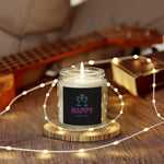 Wine Glass Happy New Year Aromatherapy Candles, Coconut Apricot Wax Scented Candles, Eco-Friendly Home Decoration, Party Decorative Candles - Cocoon Candles