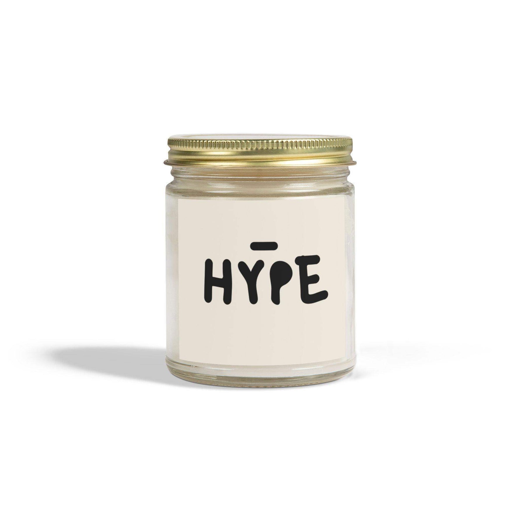 Hype Personalized Tin Candle – Custom Bold Scented Candle Gift, Modern Design for Celebrations, Motivational Decor & Unique Keepsake - Cocoon Candles