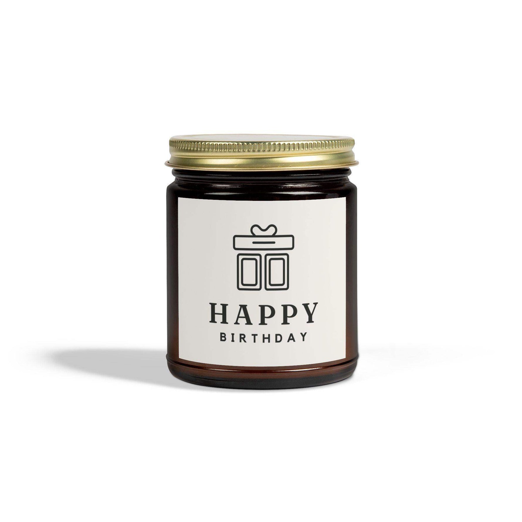 Happy Birthday Unique Candles, Coconut Apricot Soy Wax Unique Candles Housewarming Gift, Handmade Luxury Scented Candles Home Decor - Cocoon Candles